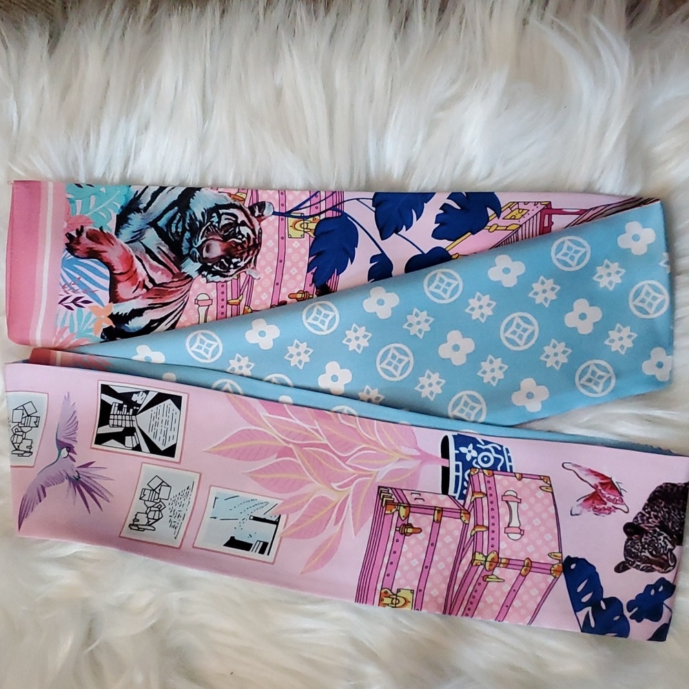 Accessory,100% Silk Twilly